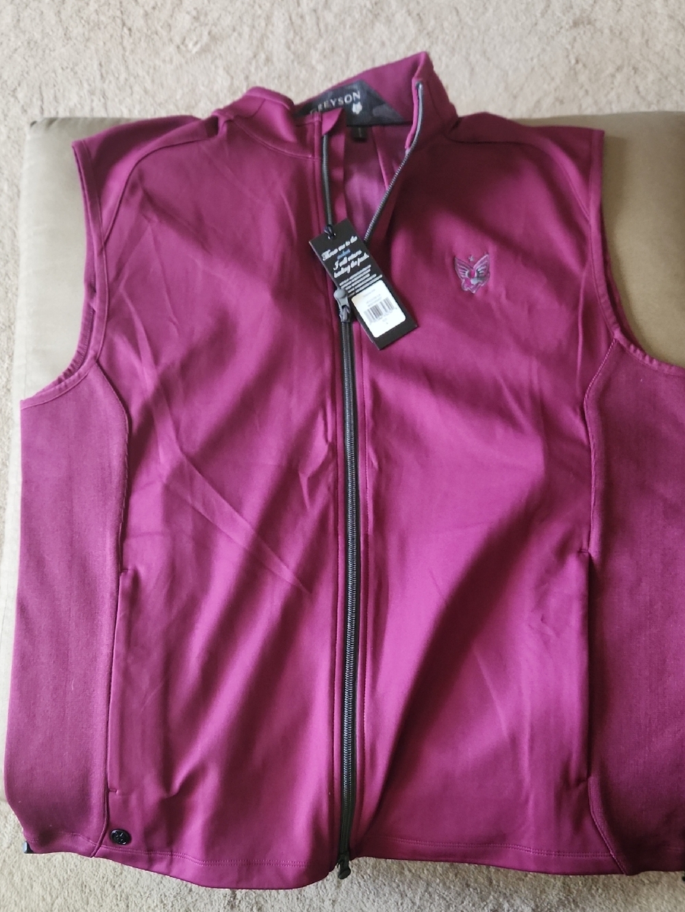 Greyson Plum Zip Jacket
